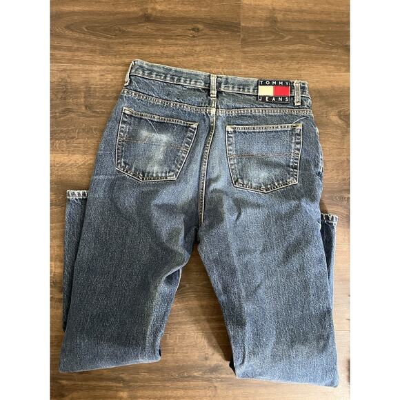 Tommy Hilfiger Men’s Vtg 90s Flag Tommy Denim Jeans 38 32 - Picture 2 of 12
